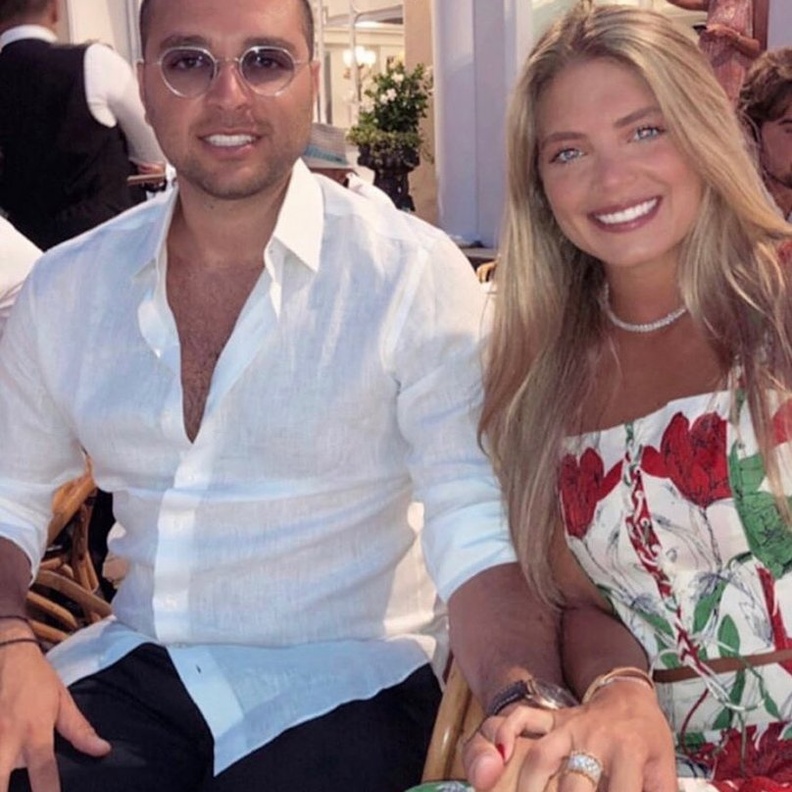 نجل ايلي صعب وعروسته يمضيان شهر العسل في ايطاليا