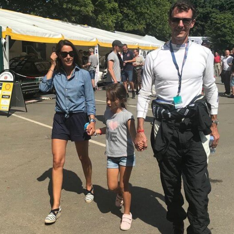 الأمير يواكيم وزوجته في سباق الجائزة الكبرى التاريخي لكوبنهاجن