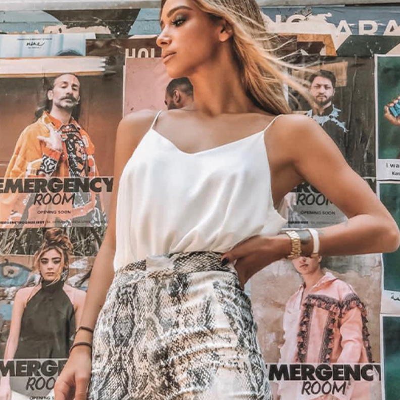 إبنة نوال الزغبي بفستان زهري على خطى والدتها بأناقتها