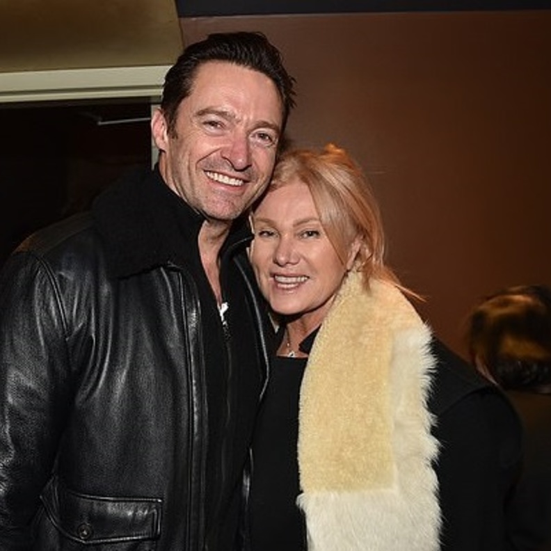 هيو جاكمان وزوجته