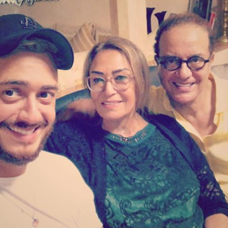 سعد لمجرد وعائلته في المغرب
