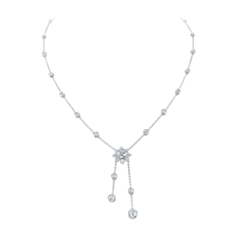 سلاسل الماس ناعمة للعروس الرومانسية من دار Chaumet 