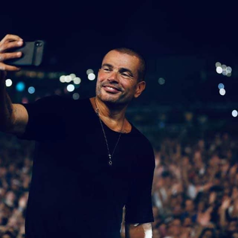 عمرو دياب في حفله الأخير