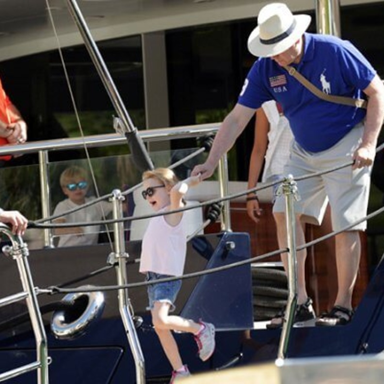 أمير موناكو وعائلته في عطلة في كرواتيا