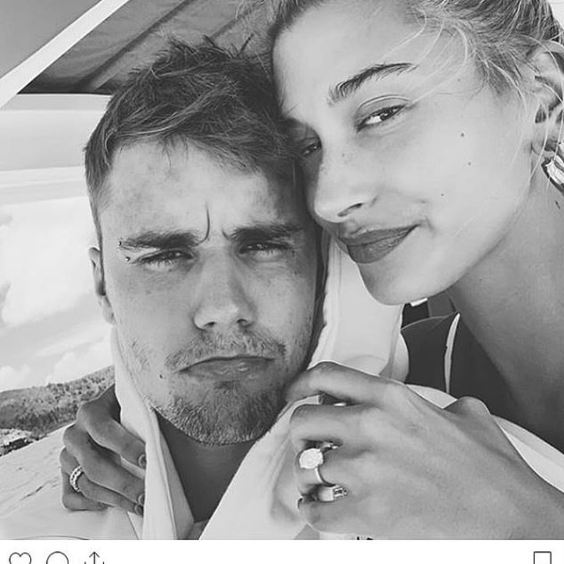 جاستن بيبر و هايلي بالدوين