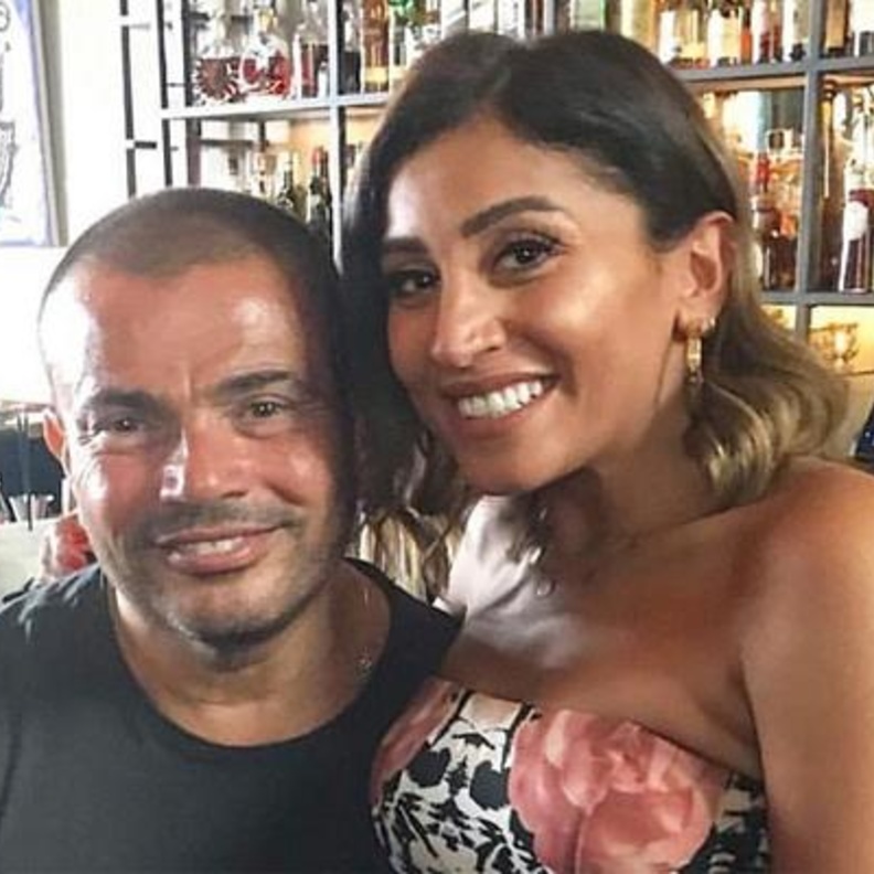 عمرو دياب ودينا الشربيني