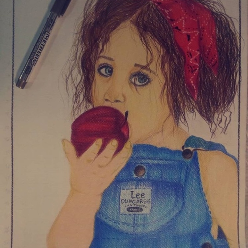 من رسومات الرسامة شريفه الشهراني