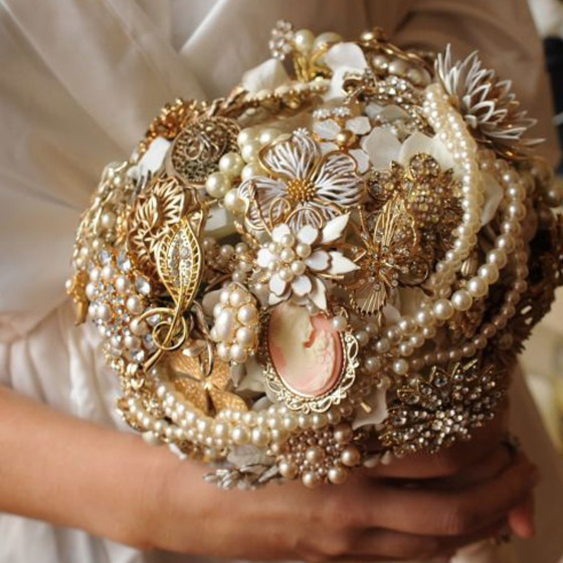 البوكية من الاحجار تناسب العروس التي ترغب بالتميز