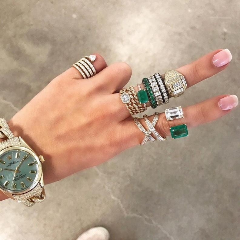 خاتم الماس بارز من فان كليف أند آربلز 