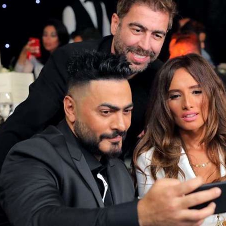 زينة وتامر حسني 