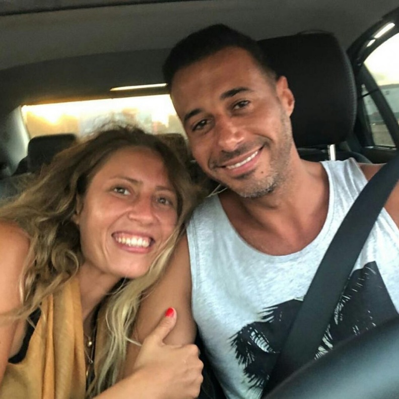 احمد السعدني وطليقته الراحلة