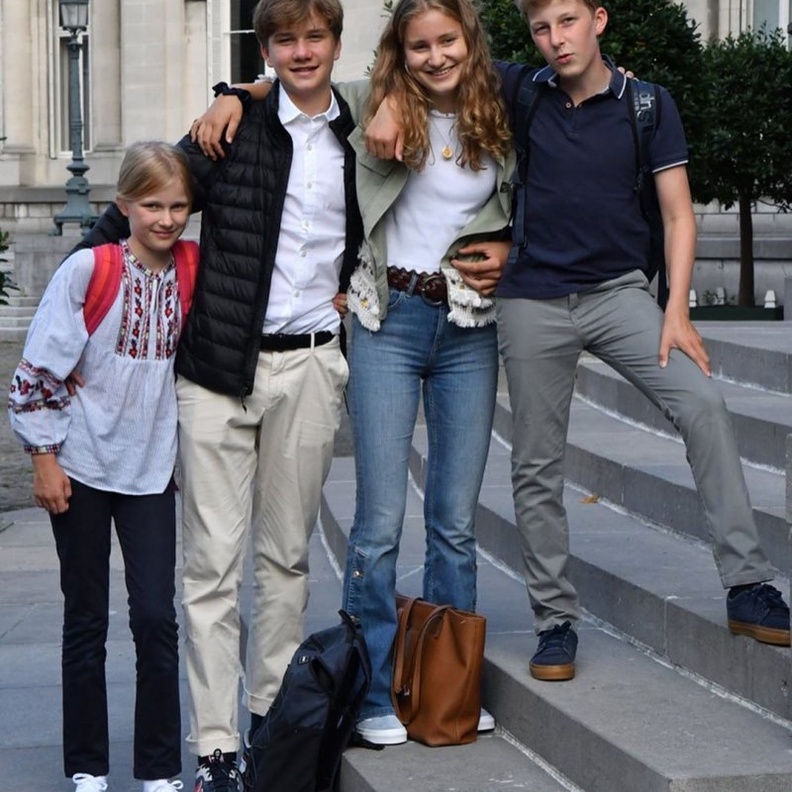  نشر البلاط الملكي البلجيكي صورة جديدة لأبناء ملك وملكة بلجيكا