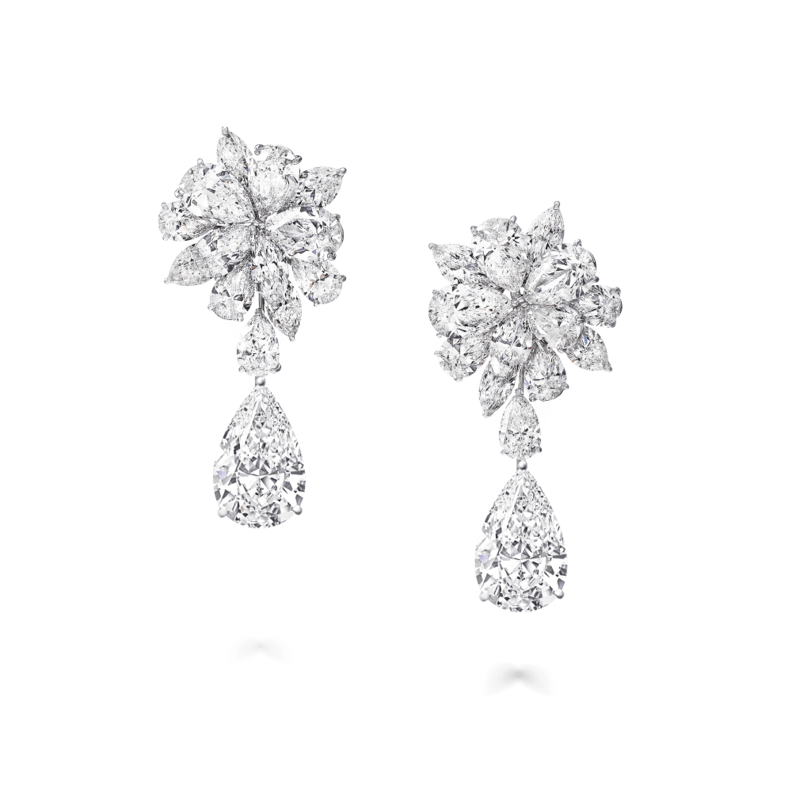 موديلات اقراط ماسية للعروس من دار Chaumet