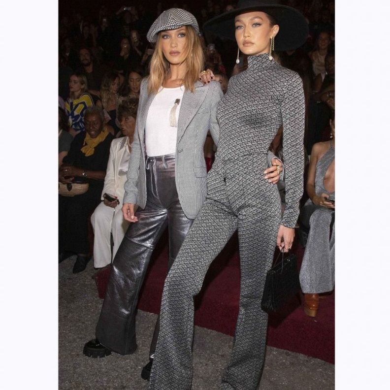 جيجي حديد ‏Gigi Hadid‏ وبيلا حديد ‏Bella Hadid‏ خلال حضورهن عروض نيويورك