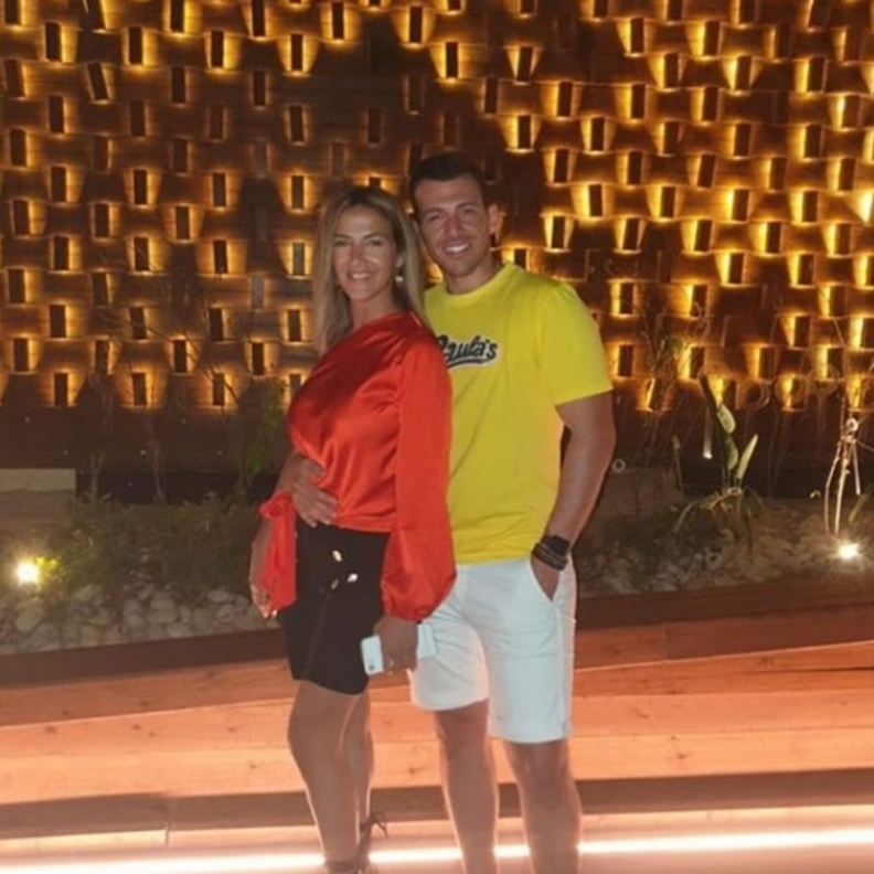 دنيا سمير غانم وزوجها رامي رضوان