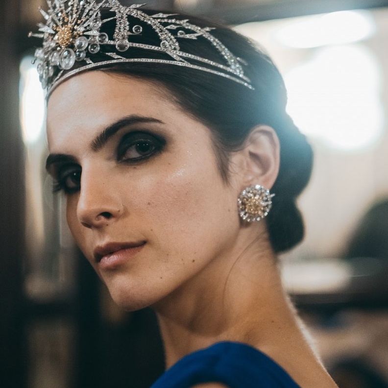 تاج رائع من أحدث مجموعة مجوهرات فاخرة من دار شوميه Les Ciels de Chaumet