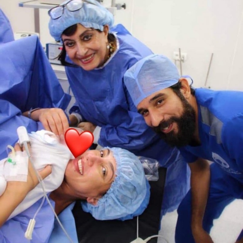 حنان مطاوع تنجب طفلتها الاولى