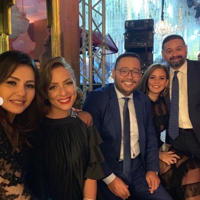 النجوم في حفل زفاف علياء الحسيني