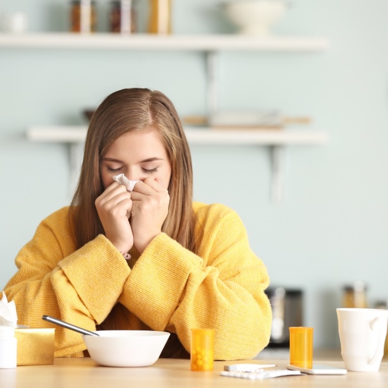 اعراض الانفلونزا الموسمية وطرق الوقاية منها