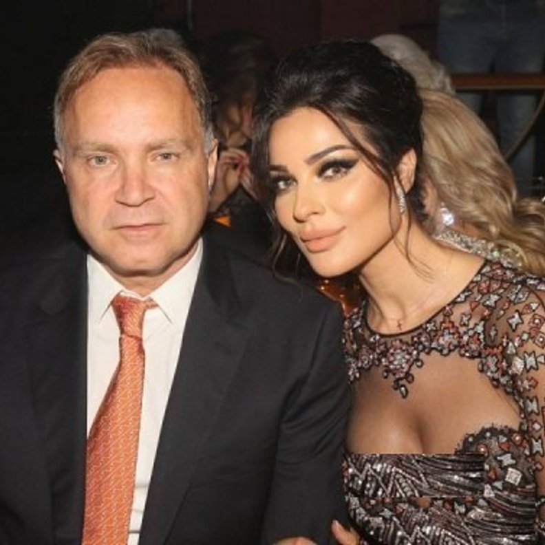 نادين نجيم وزوجها