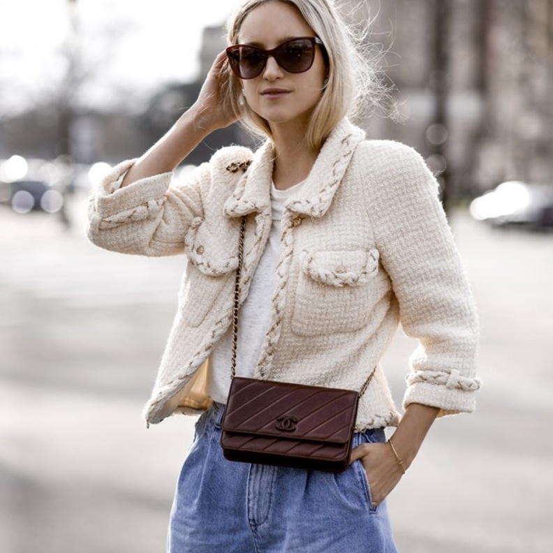 جاكيت تويد من  Alessandra Rich 