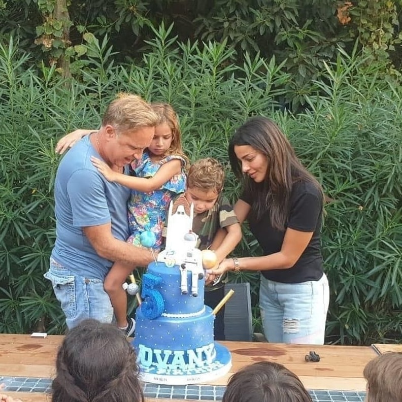 نادين نجيم احتفلت قبل ايام بعيد ميلاد ابنها