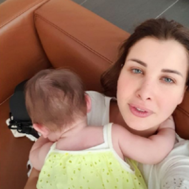 نانسي عجرم وابنتها ليا