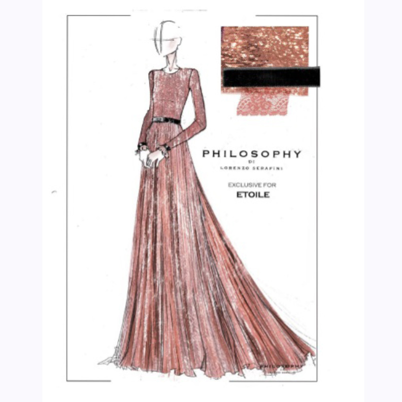حصرياً في إتوال "لا بوتيك".. فستان  Philosophy  من تصميم من لورينزو سيرافي