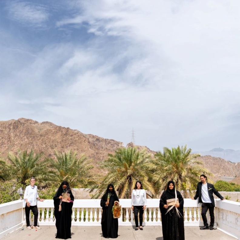 السفيفة التقليدية مع سفيفة جلد الإبل