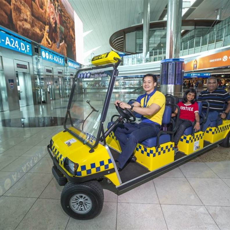 مطار دبي الدولي يطلق خدمة تاكسي DXB المجانية في المبنى 3