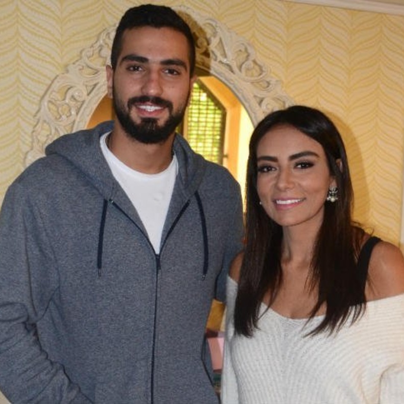 سارة الطباخ ومحمد الشرنوبي 