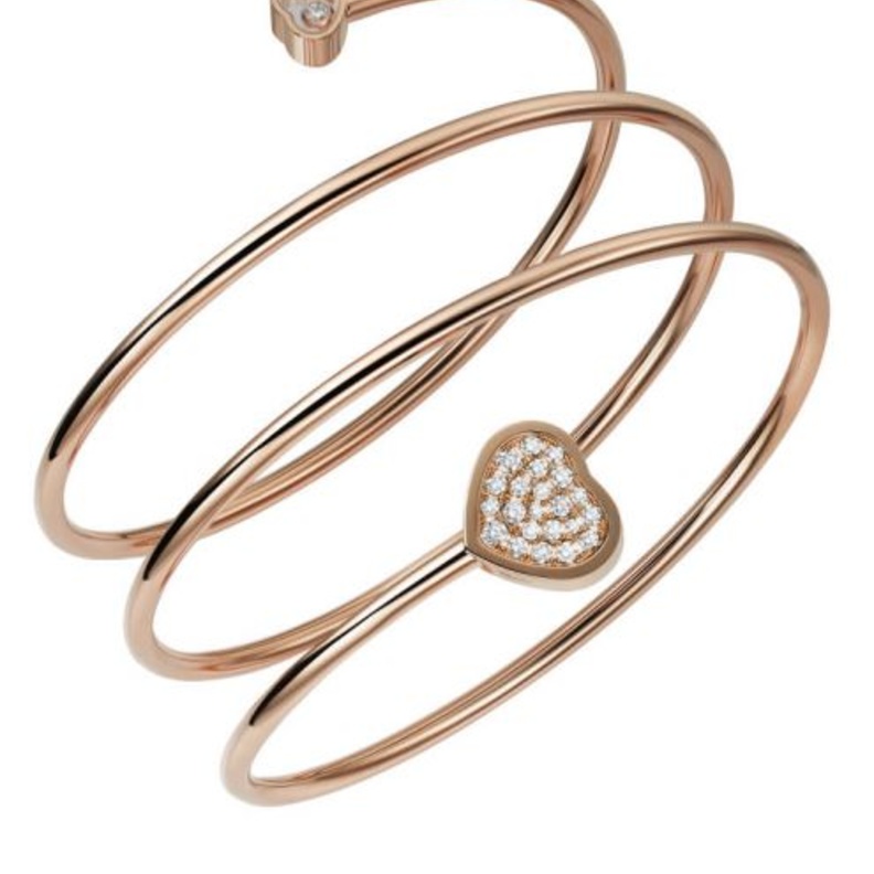 أساور ذهب وردي من شوبارد Chopard 