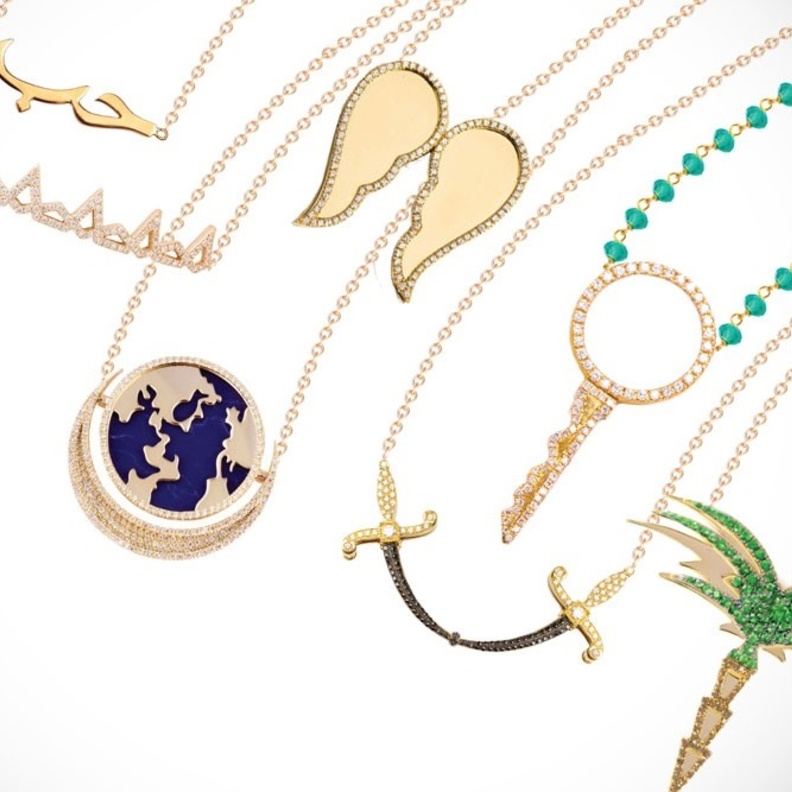 مجوهرات من ابداع نادين العطار