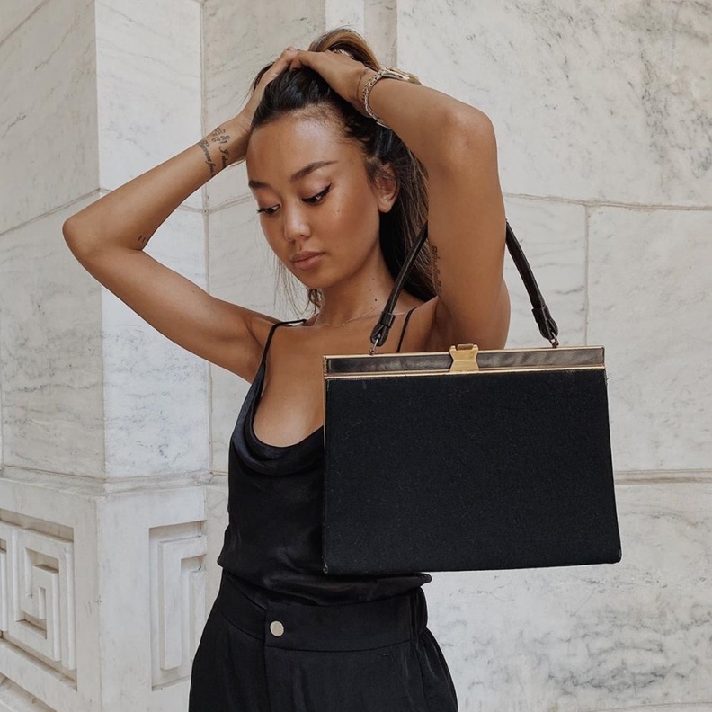 اعادة تصميم موضة حقيبة purse clasp العتيقة