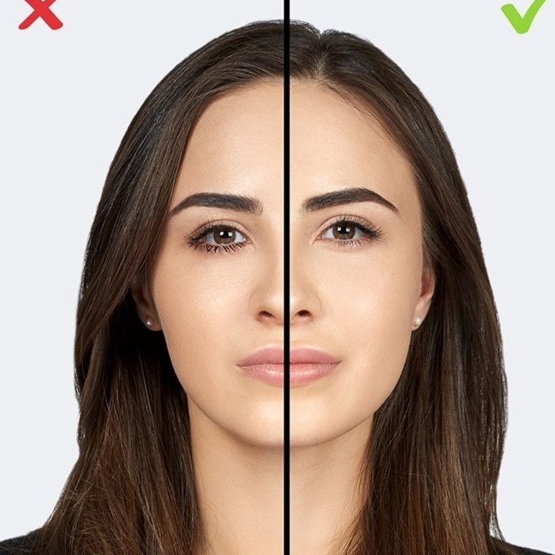 احرصي على عدم تطبيق الظلال على منطقة الغطاء بالكامل