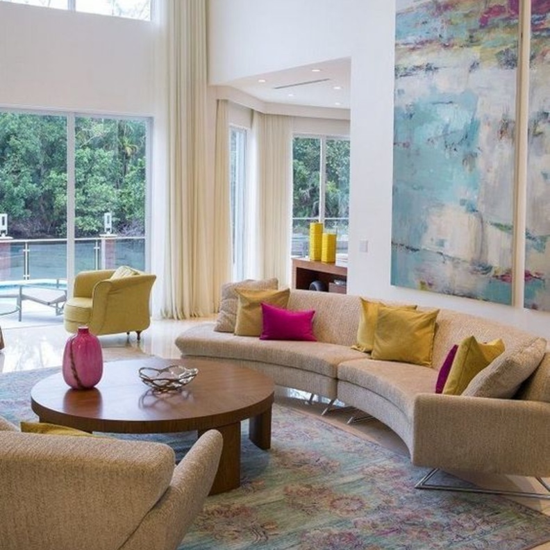 كنب دائري لعروسة 2019