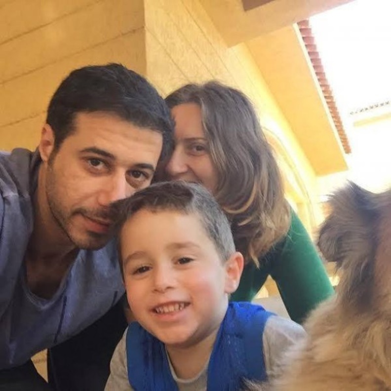 احمد السعدني يحتفل بعيد ميلاد نجله