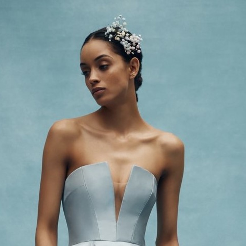 اكسسوارات الشعر من أسبوع الموضة العرائسي في نيويورك