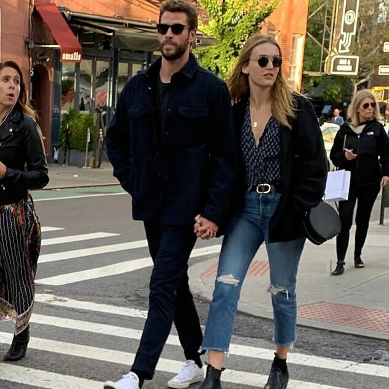 ليام هيمسورث و فتاته الجديدة 