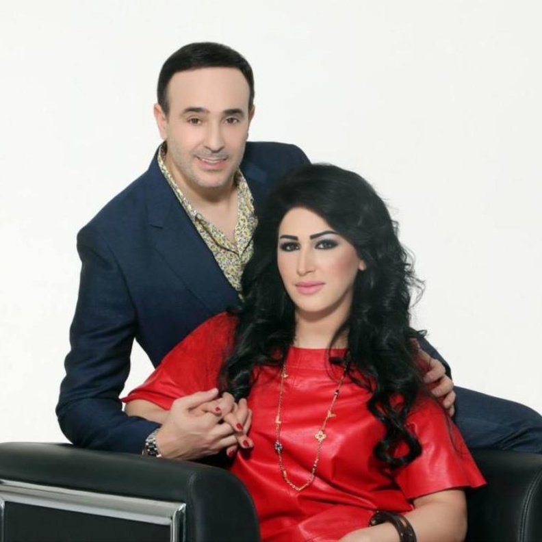 صابر الرباعي احتفل بعيد ميلاد زوجته اخلاص
