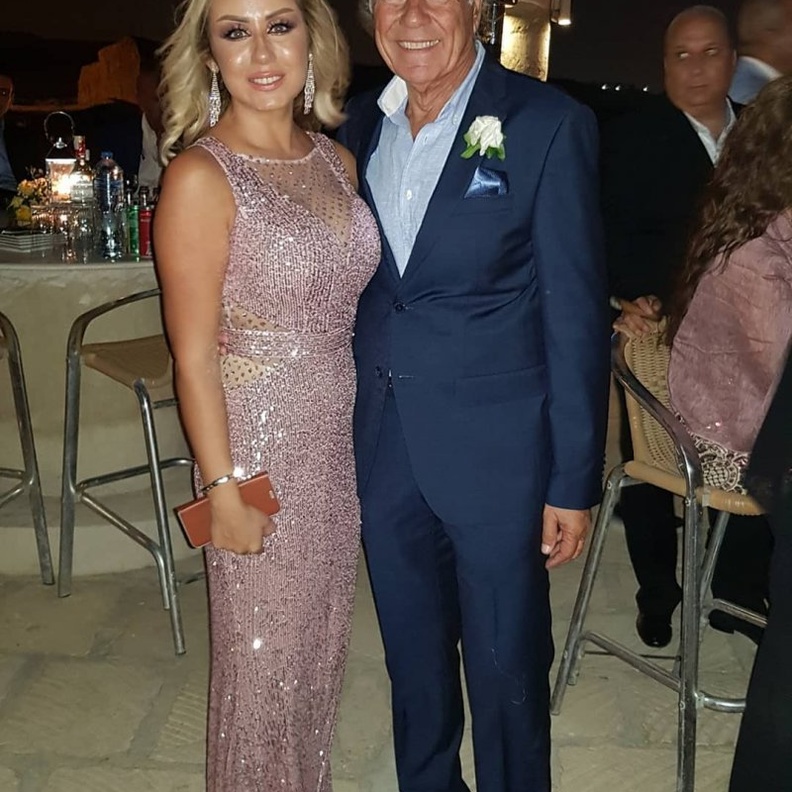 مصطفى فهمي وزوجته