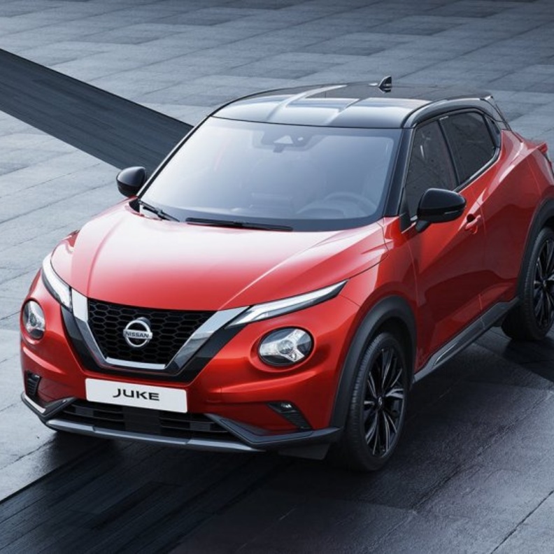 Juke 2020 مزودة بناقل حركة مزدوج المقابض