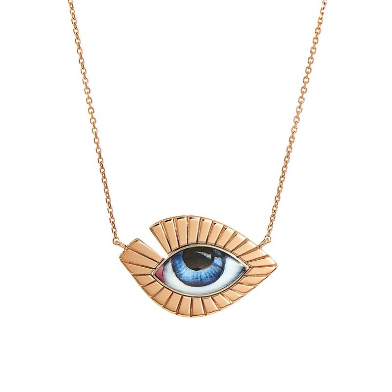 تصميم خاتم ذهب هندسي من حجر الكوارتز الشفاف بداخله حرف مرصع بالماس منMateo