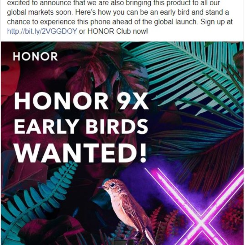 رئيس HONOR يعلن عن توفر HONOR 9X في الأسواق العالمية والشرق الأوسط قريباً 
