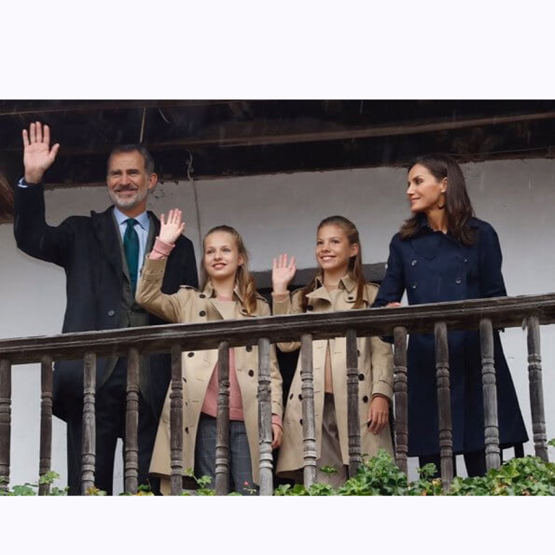 العائلة الإسبانية المالكة تزور كابرالس