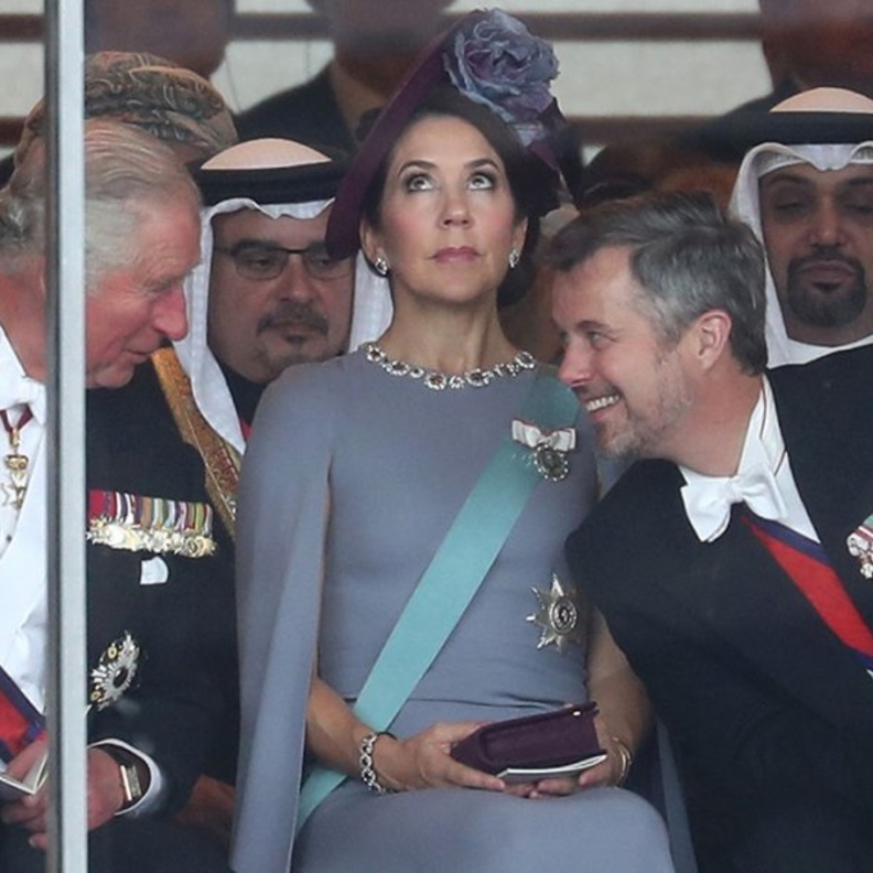 ولي عهد الدنمارك وزوجته الأميرة ماريوالامير تشارلز