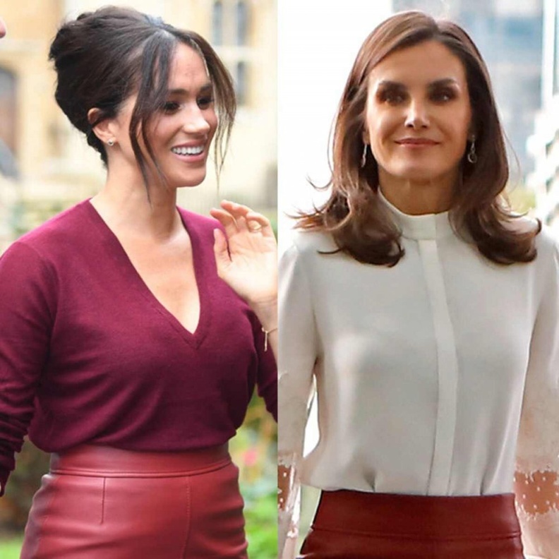  الدوقة والملكة تشاركتا في ظرف 24 ساعة إطلالة بالتنورة نفسها واللون نفسه