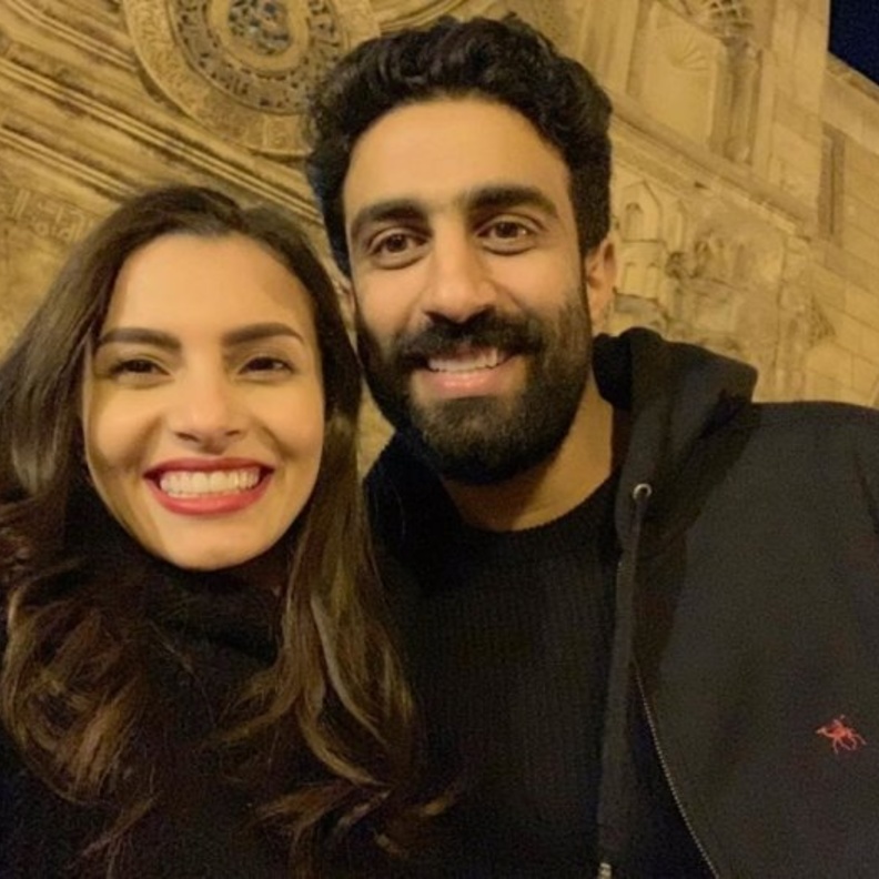 كارمن سليمان وزوجها