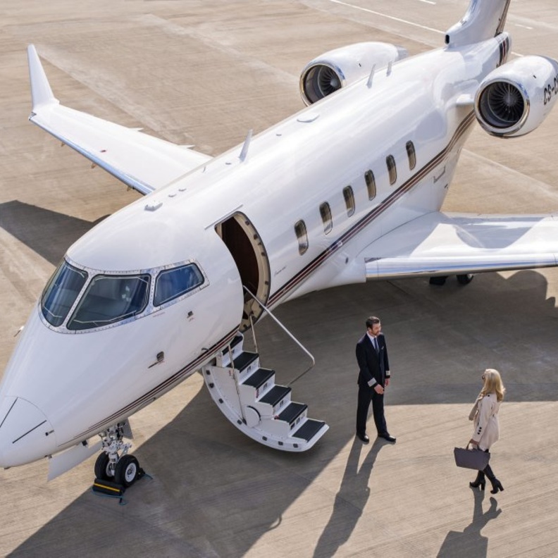 طائرة NetJets الخاصة