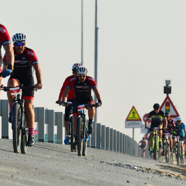 الدورة السابقة من فعالية نبض دبي للدراجات الهوائية